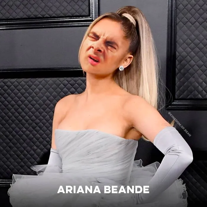 Ariana Grande como  Mr. Bean