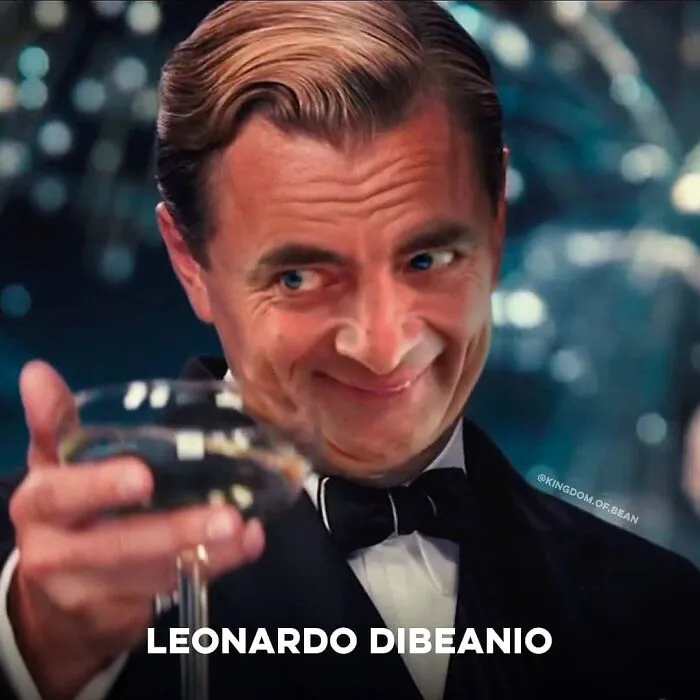Leonardo Dicaprio como Mr. Bean