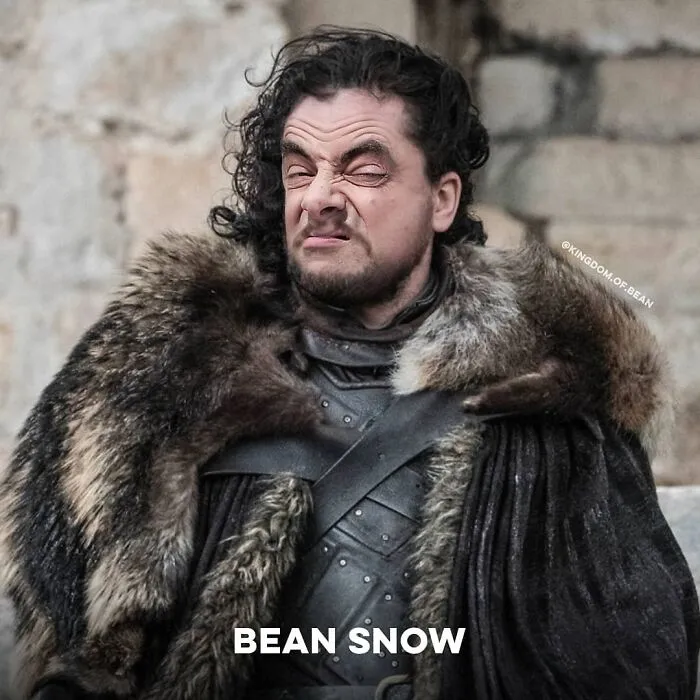 Jon Snow (Kit Harrington) como  Mr. Bean