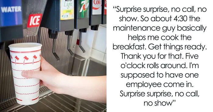 “Bad Management Usually Causes That”: Mcdonald’s Manager Arrives At 4AM For Breakfast Shift, Other Employees Pull A “No Call, No Show”