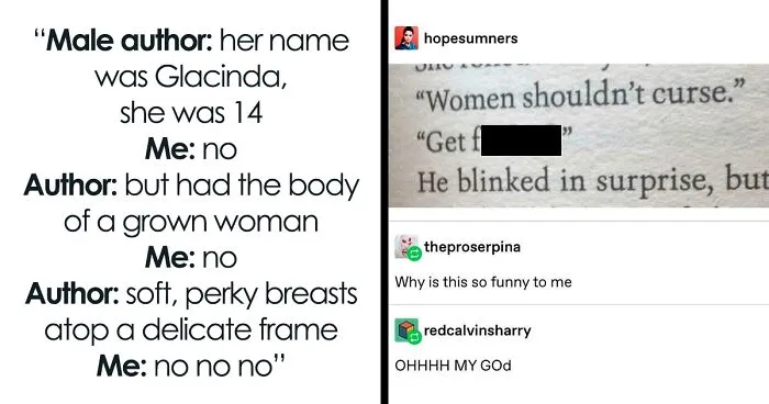 "Men Writing Women": This Online Group Exposes Clueless Male Authors Who Know Nothing About Women (35 Pics)
