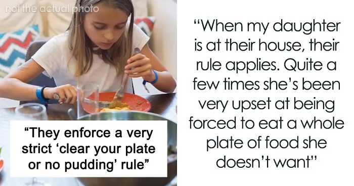 Family Has A Strict "Clean Your Plate" Rule For Their Kids And Try To Enforce It On Friend’s Child As Well, But Mom Is Not Having It