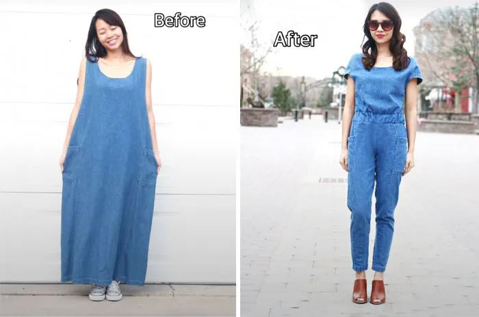 Mom Transforms 30 Old And Ugly Pieces Of Clothing To Save Money, And The Result Gains Her 296k Instagram Followers