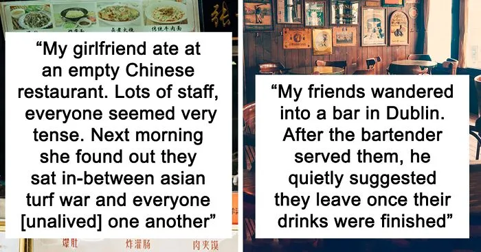"Have You Ever Been Somewhere During A Road Trip That Just Didn't 'Feel Right?'" (30 Answers)