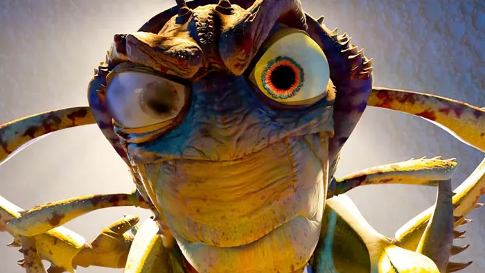 Hopper  looks angry 