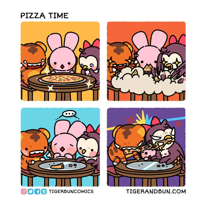 I Created Comics About A Tiger And Bunny Inspired By My Life With My Husband (30 Pics)