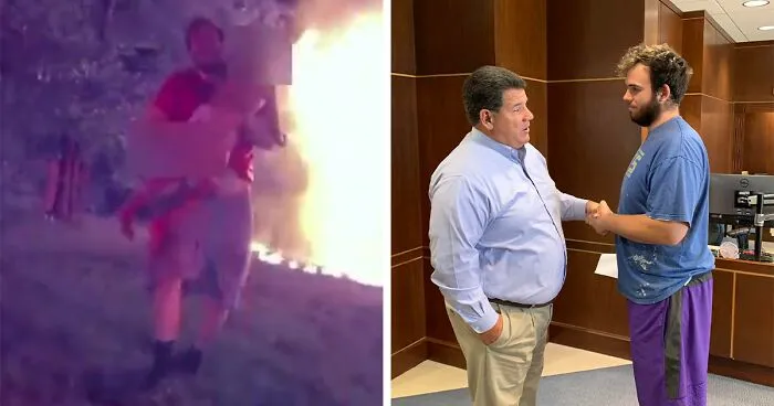 "I Accepted I Was Going To Probably Die": Pizza Delivery Guy Saves 5 Kids Trapped In Burning Home