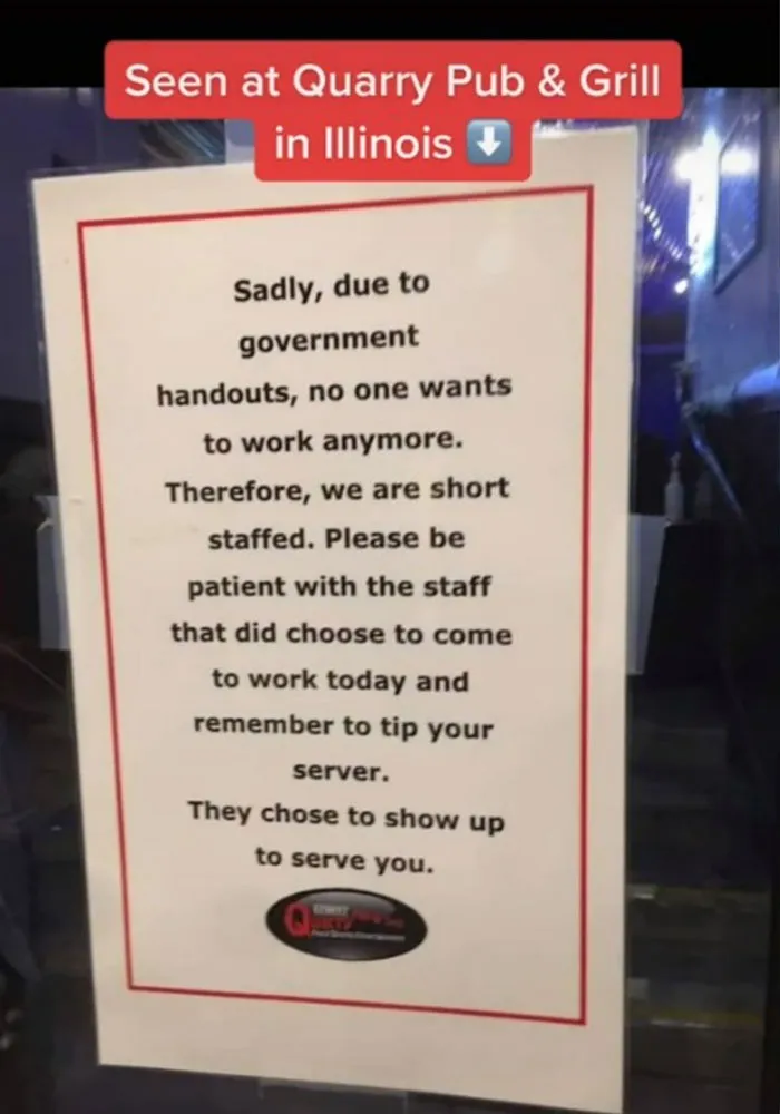 Delusional Job Flyer Blames 'Lazy Workers' For 50% Price Increase, Inspires This TikToker To Share 19 Ridiculous Job Signs