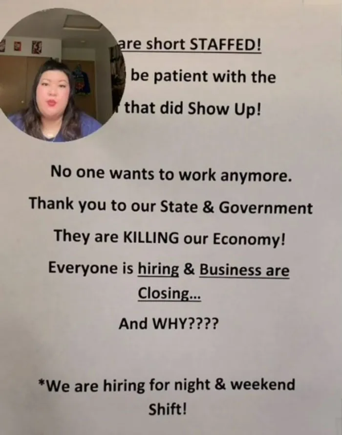 Delusional Job Flyer Blames 'Lazy Workers' For 50% Price Increase, Inspires This TikToker To Share 19 Ridiculous Job Signs