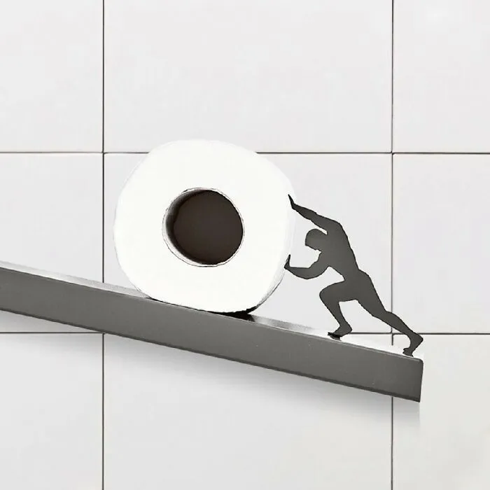 Tp Storage Shelf In Bathroom