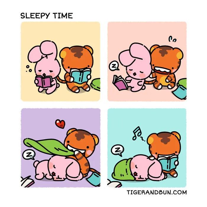 I Created Comics About A Tiger And Bunny Inspired By My Life With My Husband (30 Pics)
