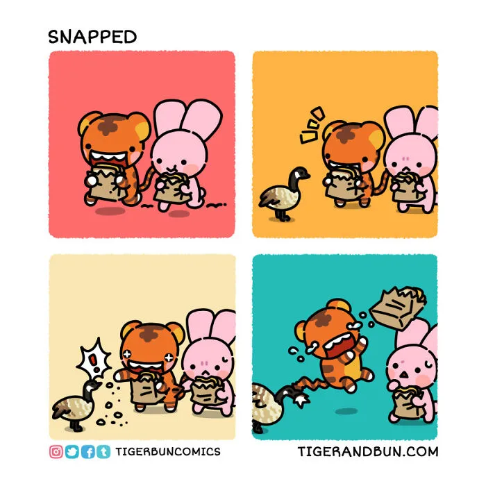 I Created Comics About A Tiger And Bunny Inspired By My Life With My Husband (30 Pics)