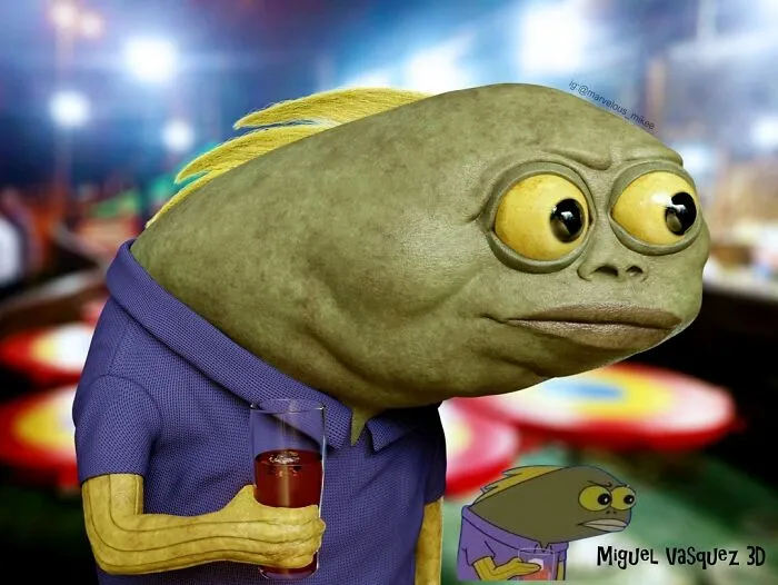 30 Inquietantes versiones digitales de personajes de animación y memes que "arruinarán" tu infancia (nuevas imágenes)