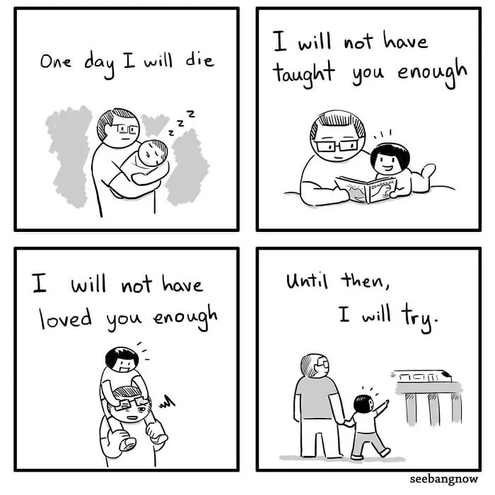 "I Often Draw Stuff About How Short And Important Life Is": 30 Humorous And Sentimental Comics By Xibang