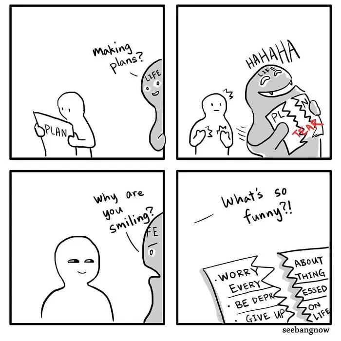 "I Often Draw Stuff About How Short And Important Life Is": 30 Humorous And Sentimental Comics By Xibang
