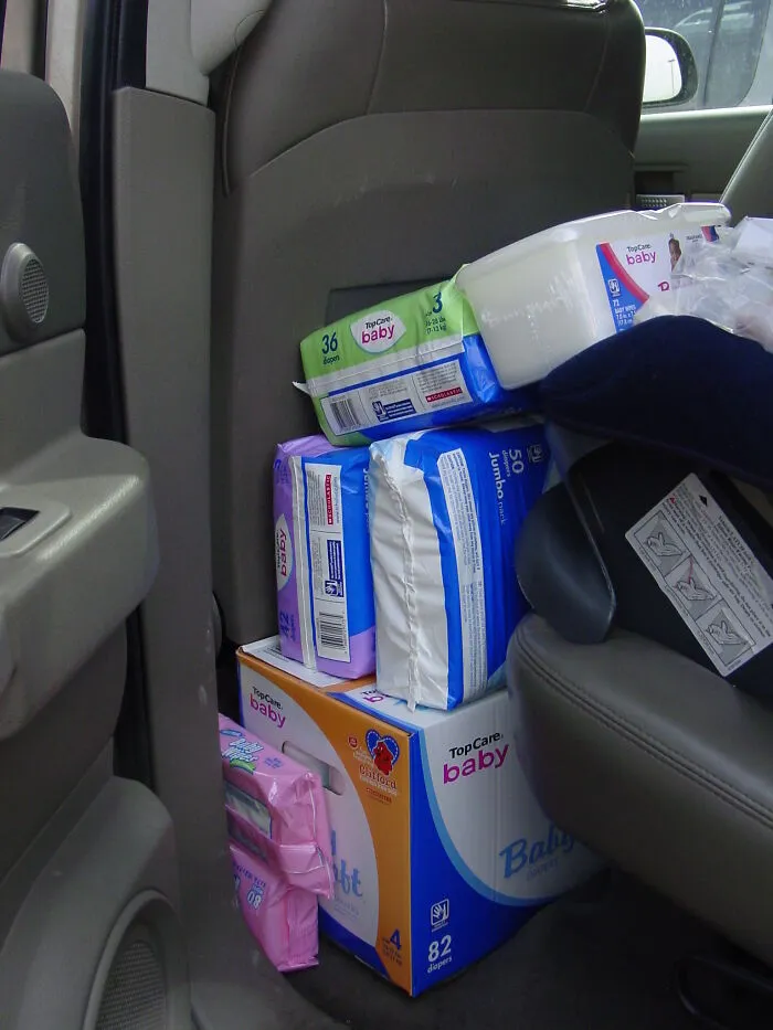 Of Used Diapers Over Freshly Baked Cookies