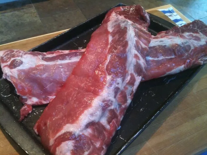 Not Removing The Membrane That Is On The Bottom Of A Rack Of Ribs