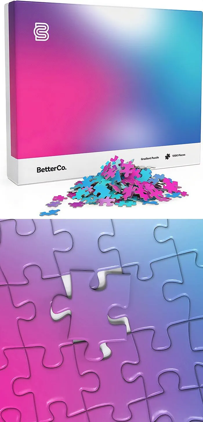 Gradient Jigsaw Puzzle