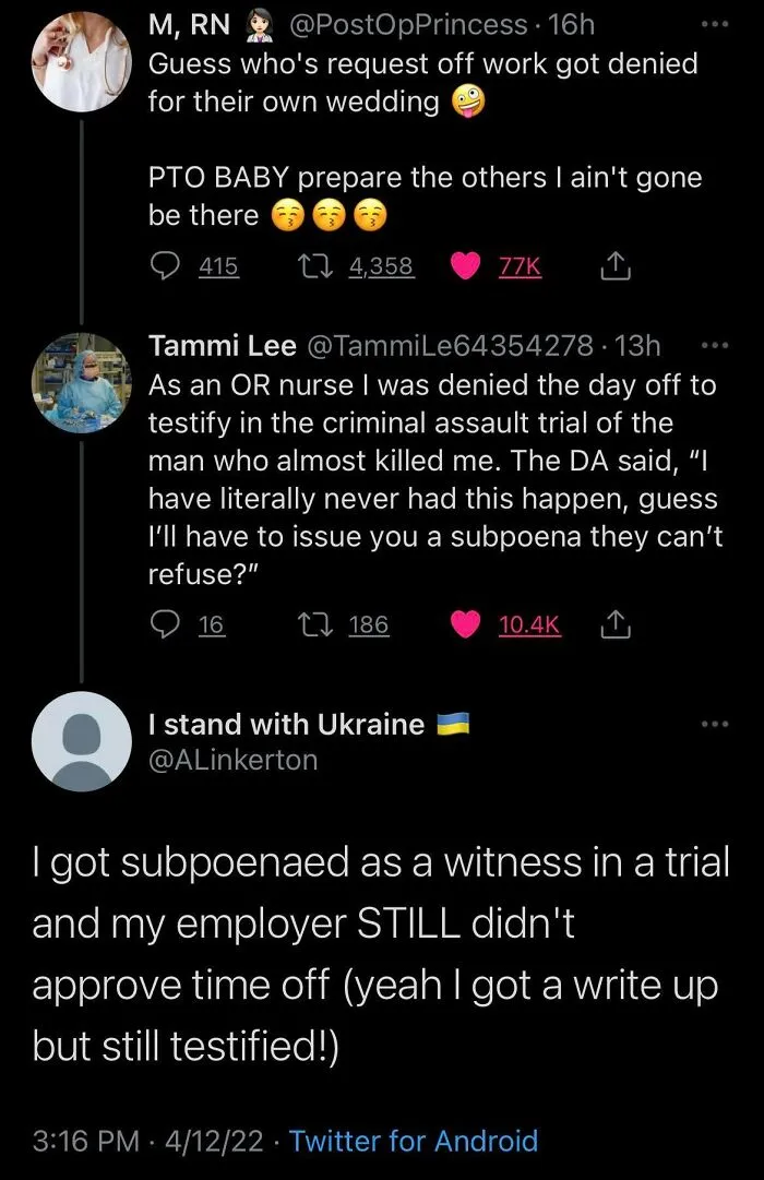 Subpoenaed As A Witness And Written Up For Obeying Court Subpoena. We Live In Hell