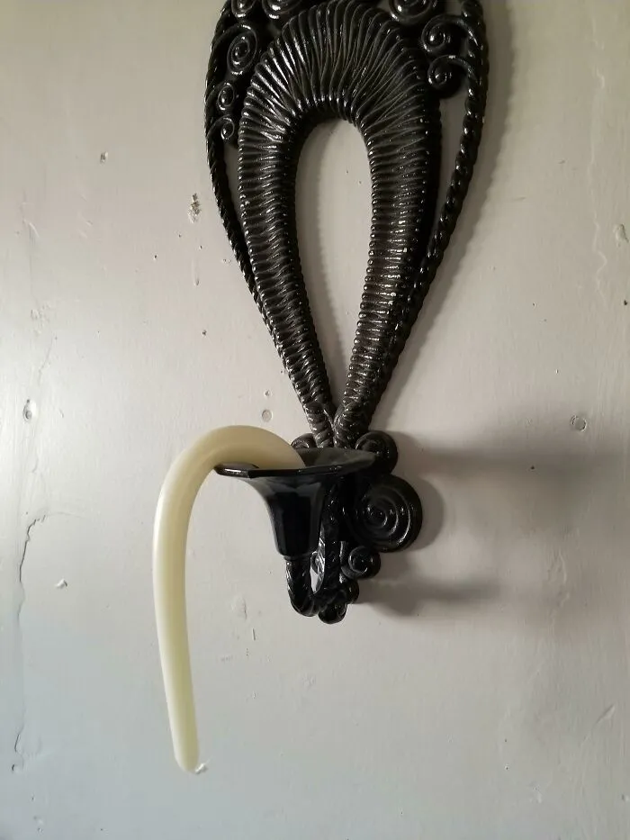 Hizo tanto calor en la casa de mi abuela que las velas se derritieron