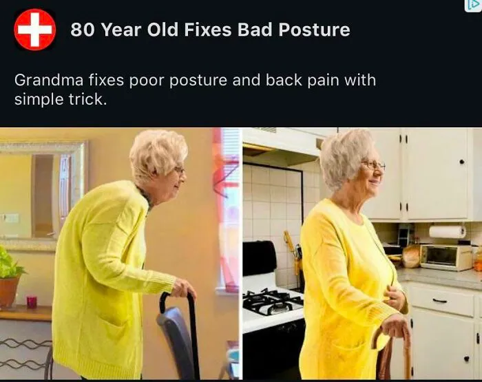Her Posture Was So Bad It Made Her Arms Bigger And Bent The Door Behind Her