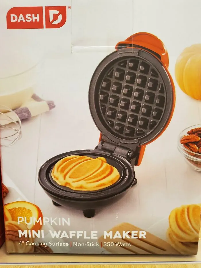 Regular Waffle Iron Magically Makes Pumpkins