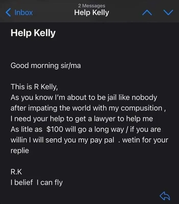 This Email Had Me Rotfl. Yahoo Boy Almost Had Me