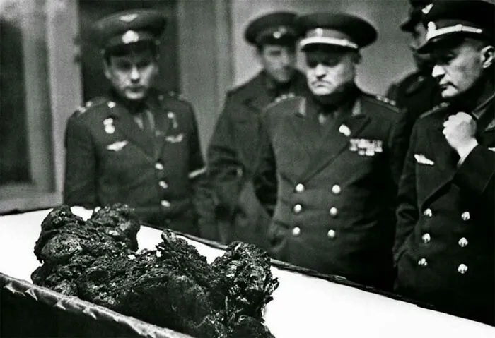 The Remains Of The Astronaut Vladimir Komarov, A Man Who Fell From Space, 1967