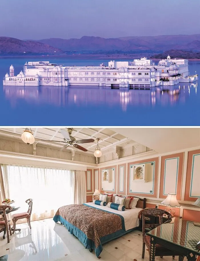 Palacio del lago Taj, India