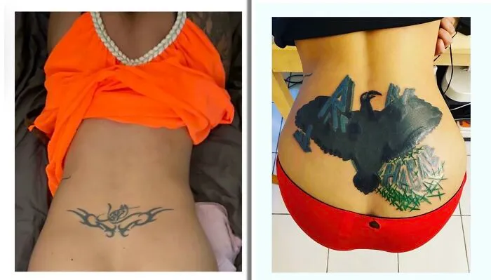 Imagina que te cubran un tatuaje así, me sentiría furioso