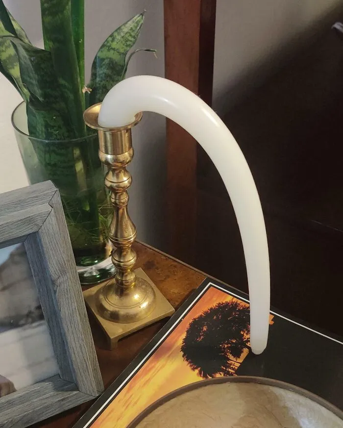 This Candle That Melted With The Heat Of The Summer