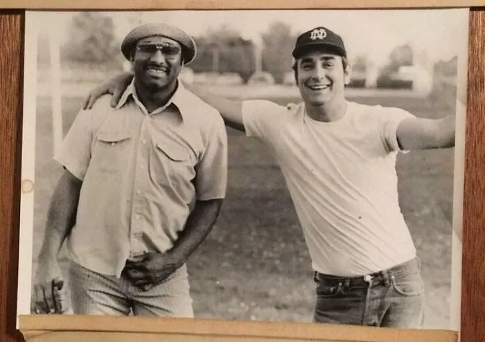 Una foto de mis dos abuelos, que eran amigos antes de que mis padres se conocieran
