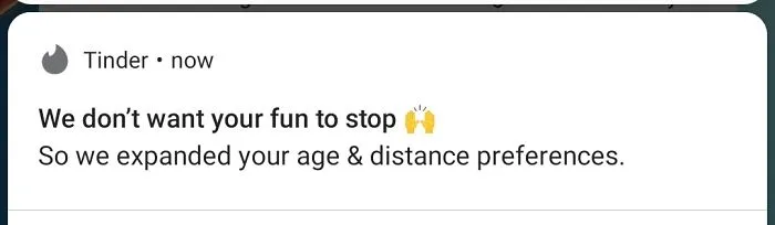 My Age Preferences Are There For A Reason, Tinder