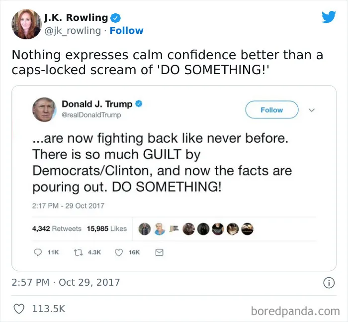 That Time When J.K. Rowling Trolled Donald Trump