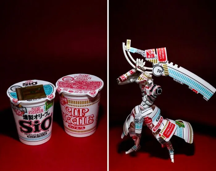 Second Life: This Artist Turns Used Packages Into Art (20 New Pics)