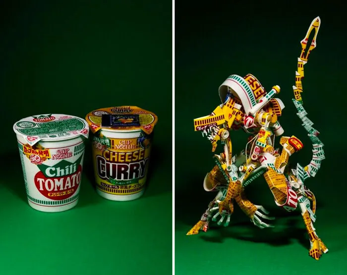 Second Life: This Artist Turns Used Packages Into Art (20 New Pics)
