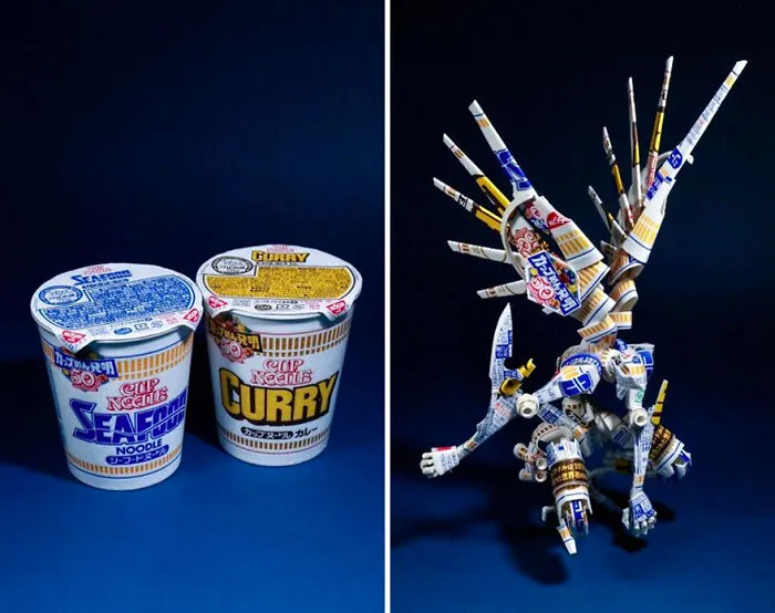 Second Life: This Artist Turns Used Packages Into Art (20 New Pics)