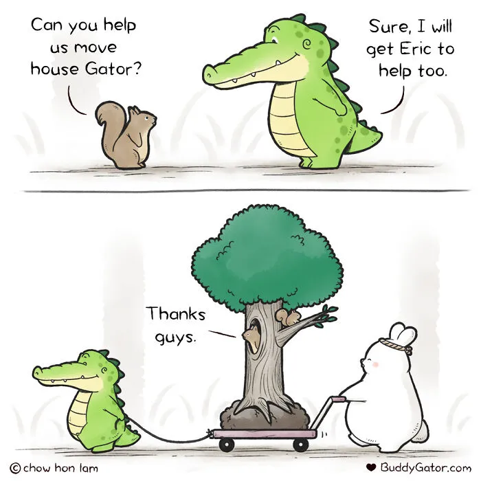 My 25 Comics About Adorable Animals That Show A Good Example For Us Humans (New Pics)