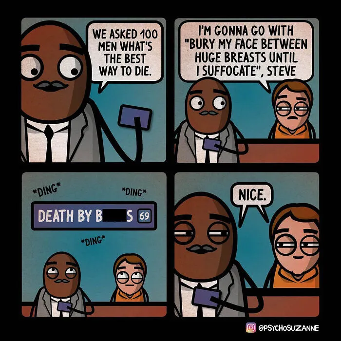 This Artist Creates Dark Yet Silly Comics About A Funny Grandma And Other Unexpected Situations (30 New Pics)