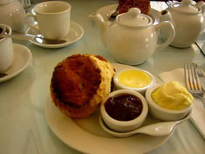 Going Shopping And Having Buttered Scones For Tea