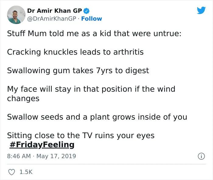 30 Tweets That Might Hit Too Close To Home About The Lies Our Parents Told Us Just So We’d Behave Or Do As They Said