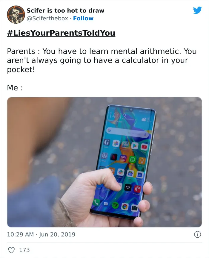 30 Tweets That Might Hit Too Close To Home About The Lies Our Parents Told Us Just So We’d Behave Or Do As They Said