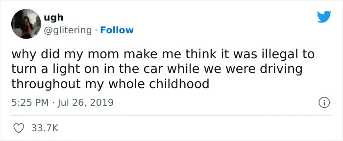30 Tweets That Might Hit Too Close To Home About The Lies Our Parents Told Us Just So We’d Behave Or Do As They Said