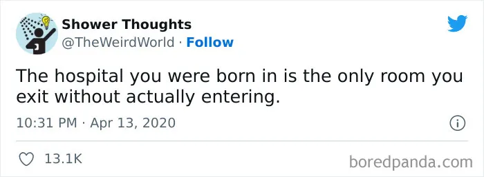 50 Shower Thoughts That Make A Lot Of Sense, As Shared On This Online Page (New Pics)