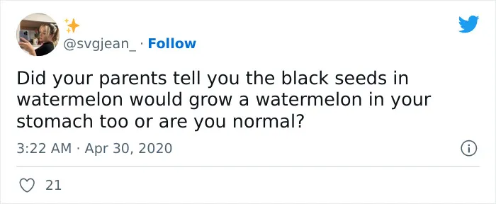 30 Tweets That Might Hit Too Close To Home About The Lies Our Parents Told Us Just So We’d Behave Or Do As They Said