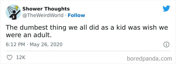50 Shower Thoughts That Make A Lot Of Sense, As Shared On This Online Page (New Pics)