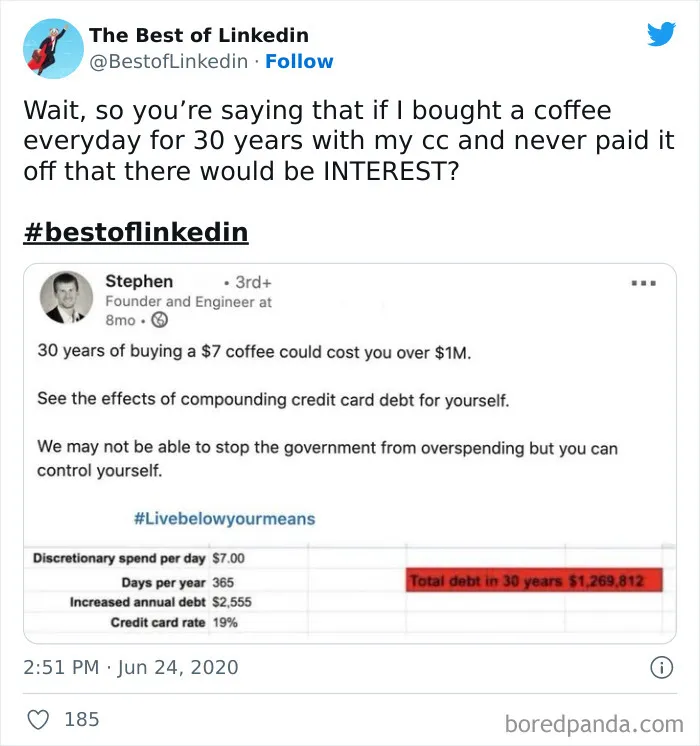 40 Cringeworthy LinkedIn Posts That Got Called Out By This Twitter Page