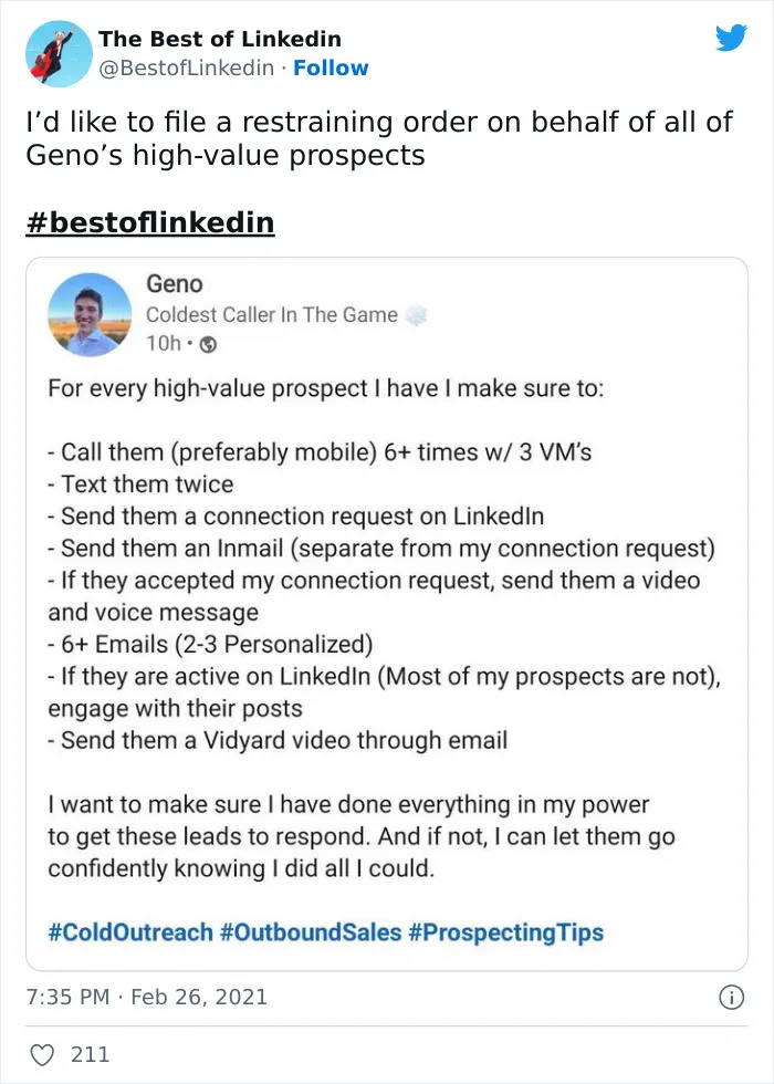 40 Cringeworthy LinkedIn Posts That Got Called Out By This Twitter Page