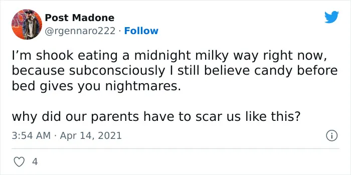 30 Tweets That Might Hit Too Close To Home About The Lies Our Parents Told Us Just So We’d Behave Or Do As They Said