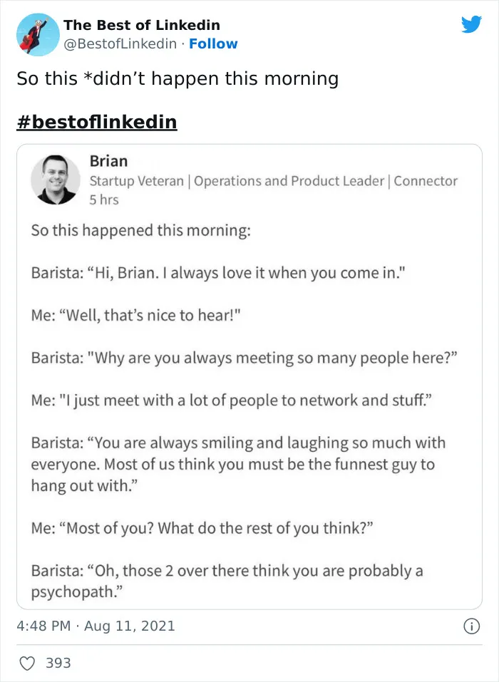 40 Cringeworthy LinkedIn Posts That Got Called Out By This Twitter Page